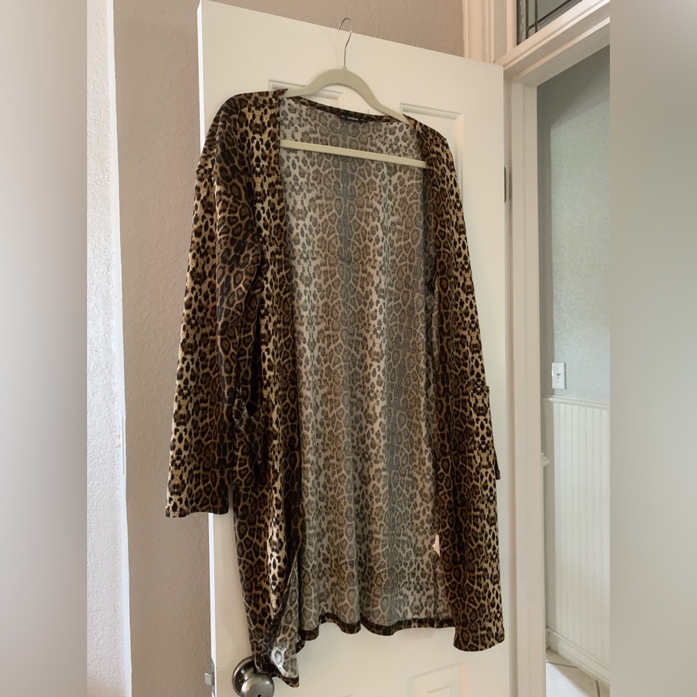 Leopard cardigan
